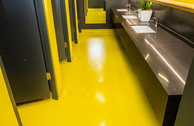 Vibrant Floors Infuse RCL Foods’ New Office with Colour